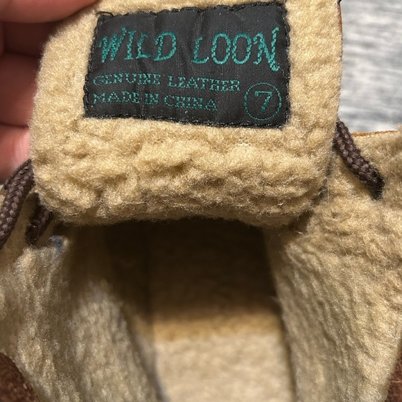 Wild Loon Ladies Lined Lace Up Leather Boots Size 7 - Picture 5 of 5